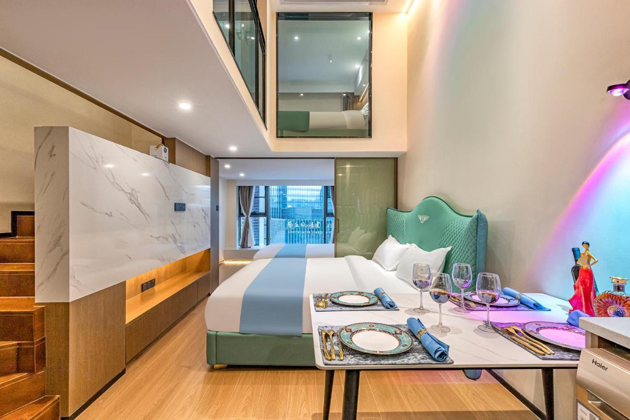 Kunming Dianchi Mideel International Apartment - South Asian Style Fuhai Metro Exterior foto